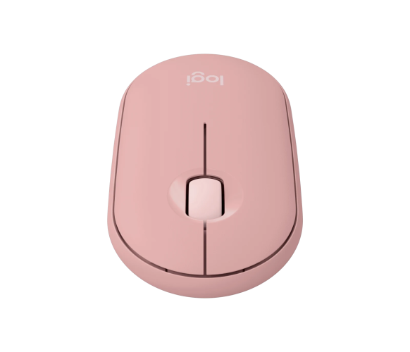 Logitech Pebble 2 M350s, Ambidextrous, Optical, RF Wireless + Bluetooth, 4000 DPI, White