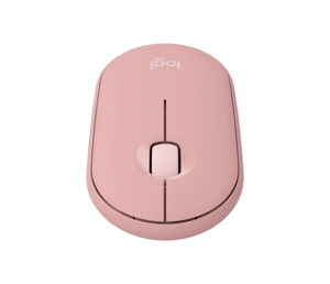 Logitech Pebble 2 M350s, Ambidextrous, Optical, RF Wireless + Bluetooth, 4000 DPI, White