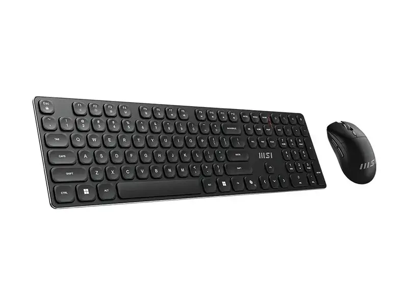 MSI | FORGE K210 | Keyboard and Mouse Set | Wireless | Mouse included | US | Scissor | Black