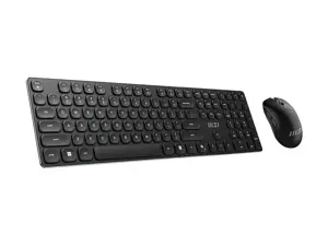 MSI | FORGE K210 | Keyboard and Mouse Set | Wireless | Mouse included | US | Scissor | Black