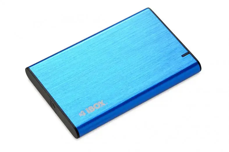 "IBOX HD-05" korpusas 2,5 colių kietajam diskui su USB 3.1 Gen.1, mėlynos spalvos