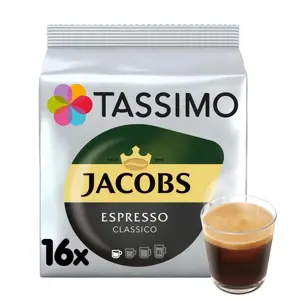 Jacobs capsule coffee (16 capsules for preparing 16 x 60 ml espresso coffees)