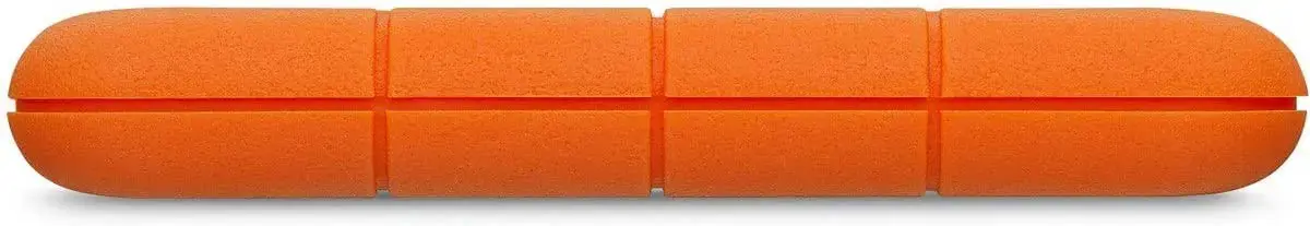 LACIE RUGGED 5TB USB-C USB3.0 Atsparus kritimui, sutraiškymui ir lietui, skirtas naudoti bet kokioje vietovėje, oranžinis