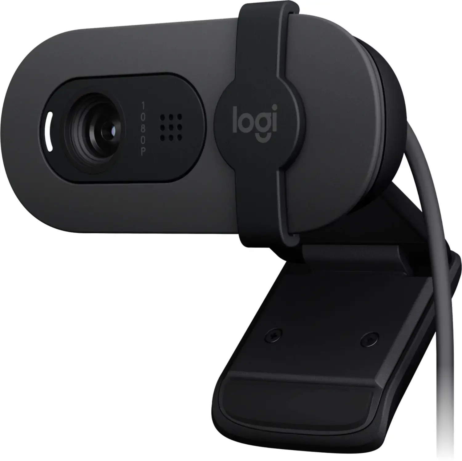 "Logitech Brio 100", 2 MP, 1920 x 1080 taškų, "Full HD", 30 kadrų per sekundę, 1280x720@30fps, 1920x1080@30fps, 720p, 1080p