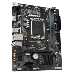 Gigabyte H610M K DDR4 1.0, "Intel", LGA 1700, "Intel® Celeron®", "Intel® Core™ i3", "Intel® Core™ i7", "Intel® Core™ i9", "Intel® Pentium® Gold", DDR4-SDRAM, 64 GB, DIMM