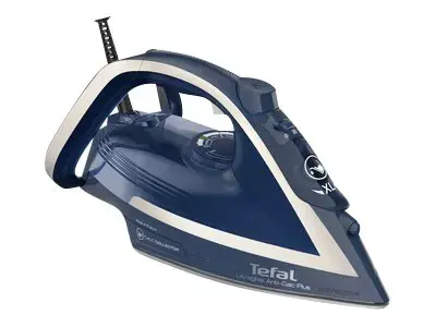 "Tefal Ultragliss Anti-Calc Plus" FV6830E0, garų lygintuvas, 2 m, 250 g/min, mėlynas, sidabrinis, 50 g/min, 0,27 l