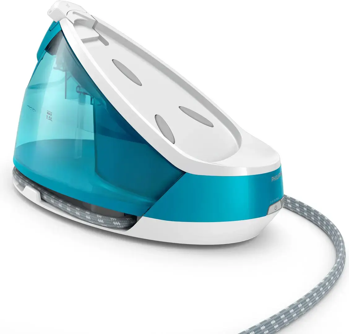 "Philips" GC7920/20 garų lyginimo stotis 1,5 l "SteamGlide" padas Aqua spalva