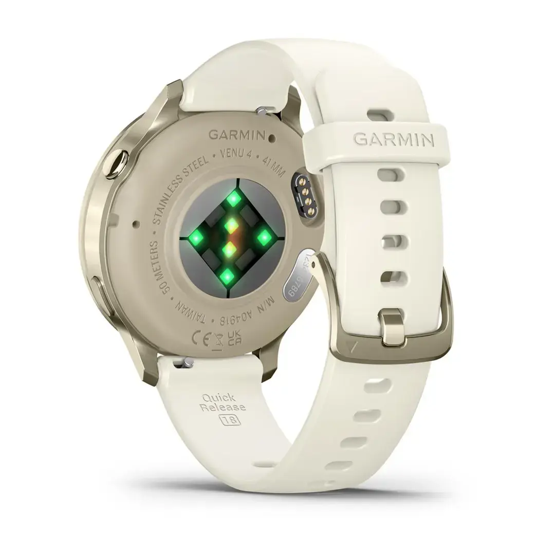Garmin Venu 4 3.05 cm (1.2") AMOLED 41 mm Digital 390 x 390 pixels Touchscreen Gold Wi-Fi GPS (satellite)