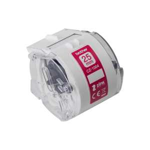 Brother CZ-1004, tęstinė etiketė, CZ, balta, tiesioginio terminio spausdinimo, Brother, 2,5 cm