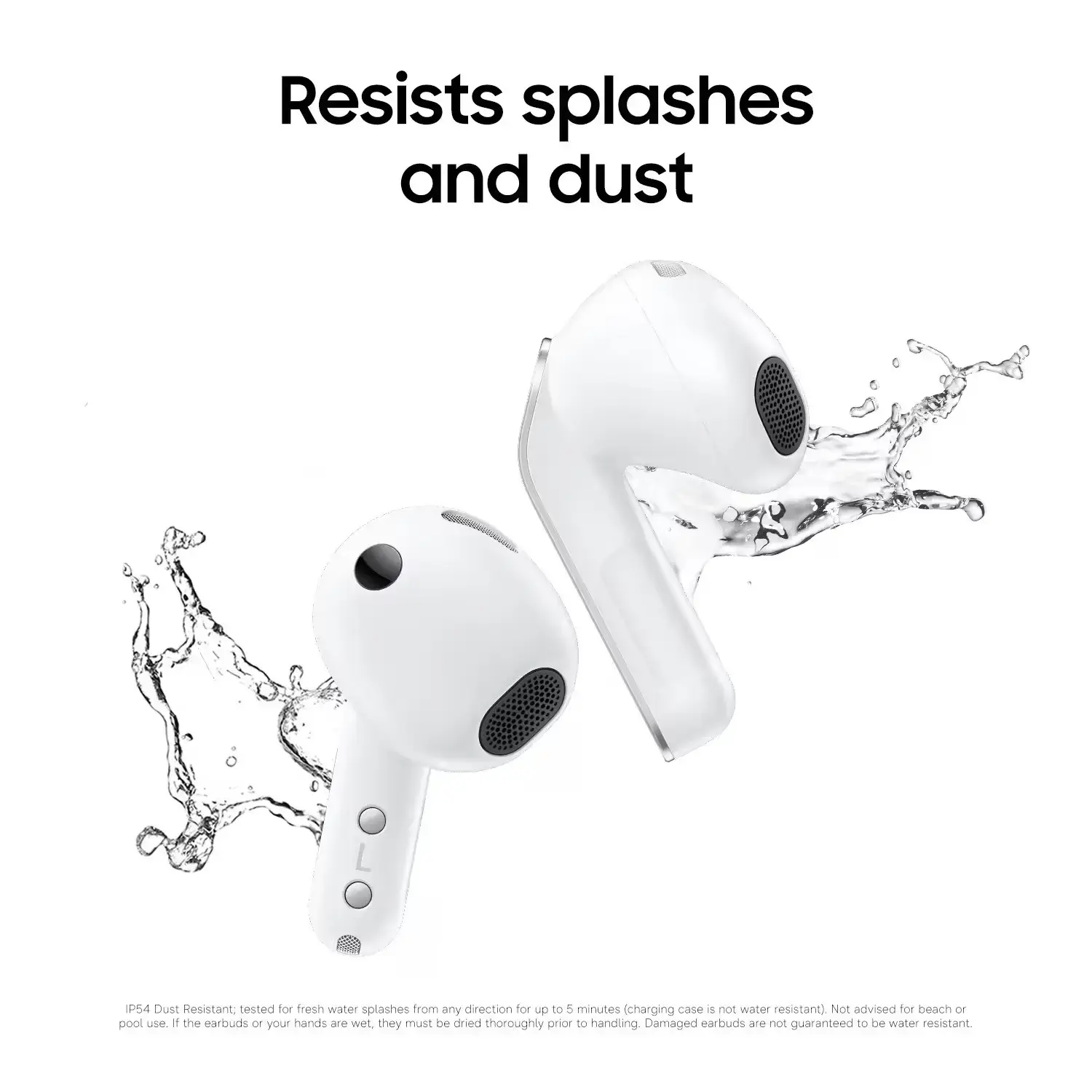 Samsung Galaxy Buds4 Belaidės ausinės Earbuds, Bluetooth, Balta