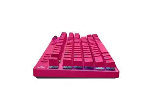 LOGITECH G PRO X TKL LIGHTSPEED Mechanical Gaming Keyboard - MAGENTA - US INT'l - TACTILE