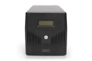 DIGITUS Line-Interactive UPS 1500VA/900W 12V/9Ah X2 akumuliatorius 4x CEE 7/7 AVR USB RS232 RJ-11/4…