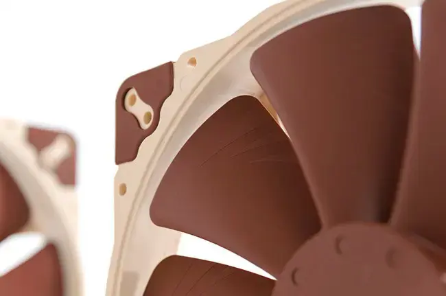 Noctua NF-A20 PWM kompiuterio korpuso ventiliatorius 20 cm, smėlio spalvos, rudas