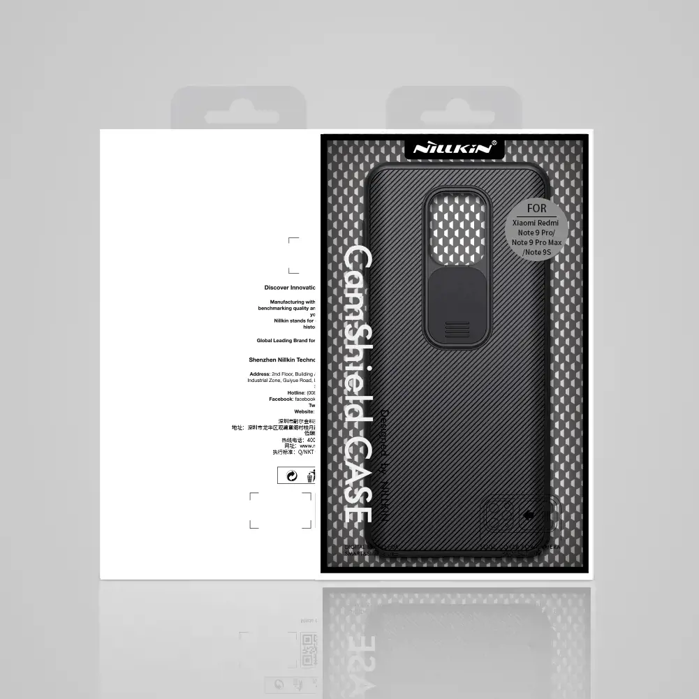 Nillkin CamShield Hard Case for Xiaomi Redmi Note 9 PRO|PRO MAX|9S Black