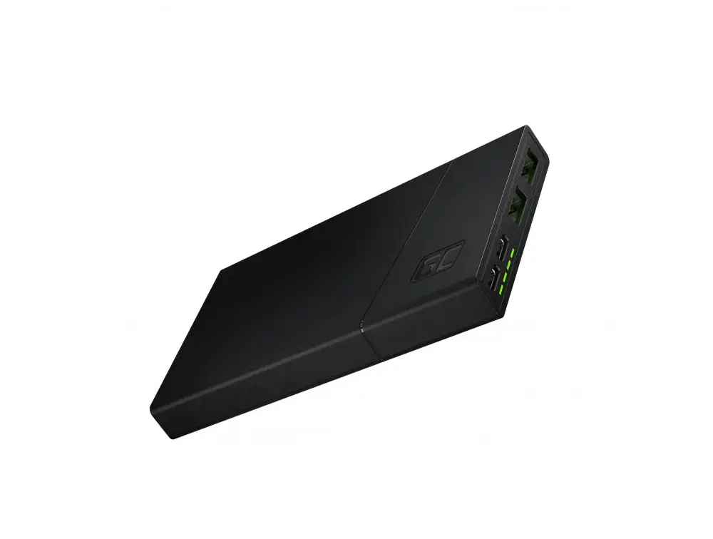 GREEN CELL Power Bank PowerPlay10 10000mAh USB-C 18W PD ir 2x USB-A GC Ultra Charge