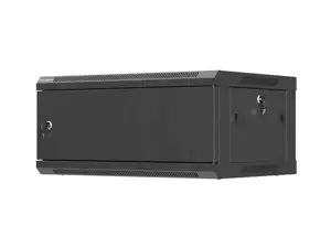 Lanberg WF01-6404-00B rack cabinet 4U Wall mounted rack Black