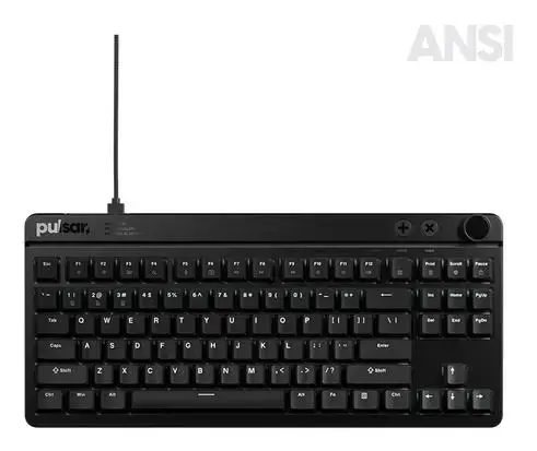 KEYBOARD USB XBOARD MS TKL/ANSI BLACK XBMS01 PULSAR