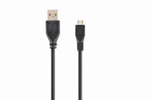 GEMBIRD CCP-MUSB2-AMBM-10 Gembird micro USB kabelis 2.0 AM-MBM5P juodas 3 m