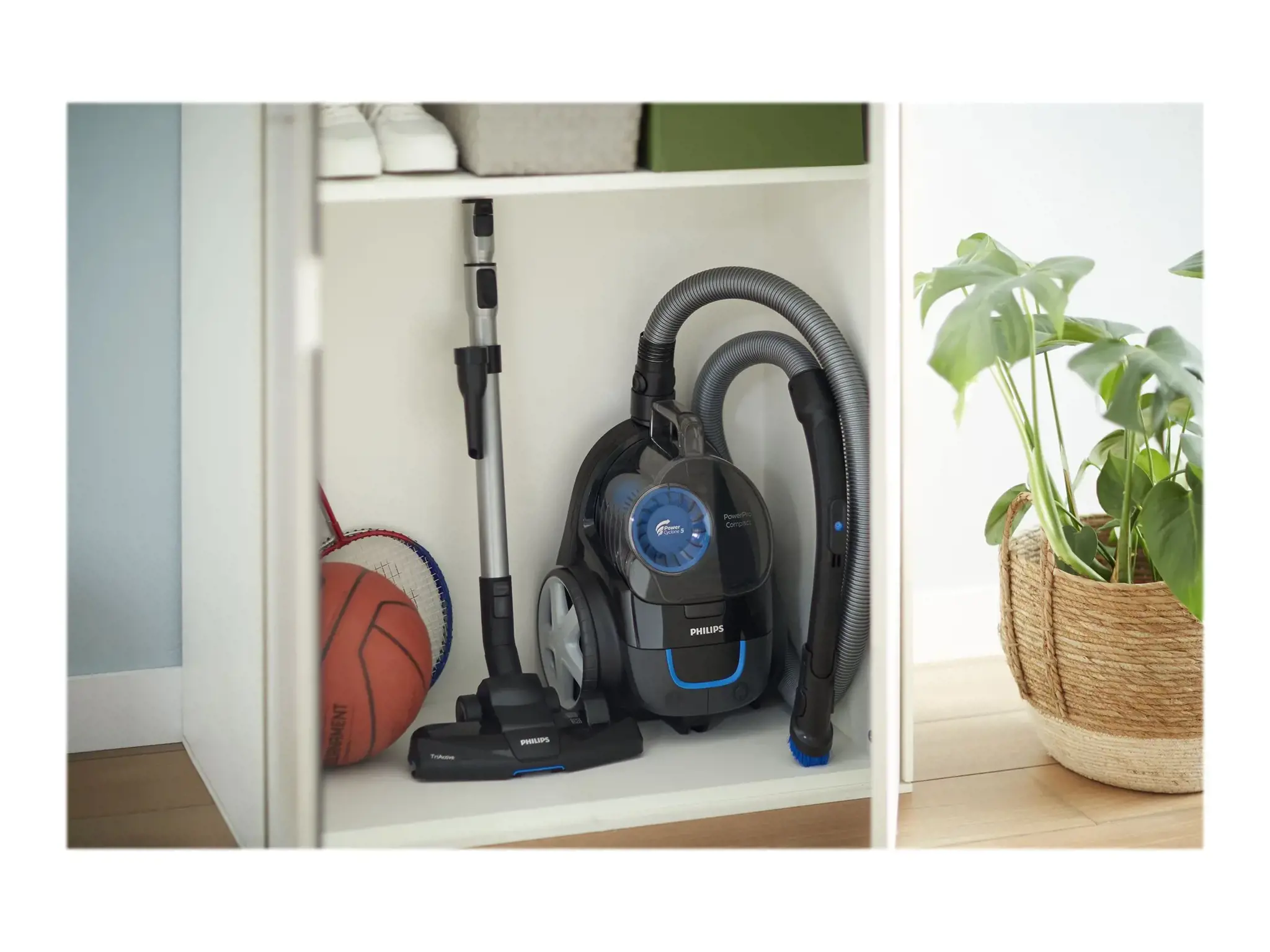 "Philips" 3000 serijos FC9331/09, Cilindrinis dulkių siurblys, sausas, be maišelio, 1,5 l, antialerginis filtras, cikloninis