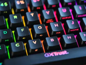 Trust GXT 867 Acira, 60%, Wired, USB, Mechanical, QWERTY, Black