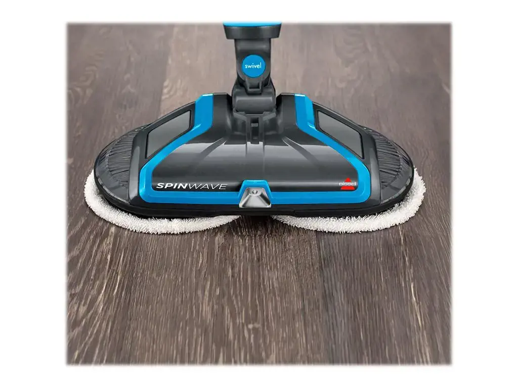 "Bissell Mop SpinWave" laidinis darbinis šluostukas, skalbimo funkcija, galia 105 W, mėlyna/titano spalva