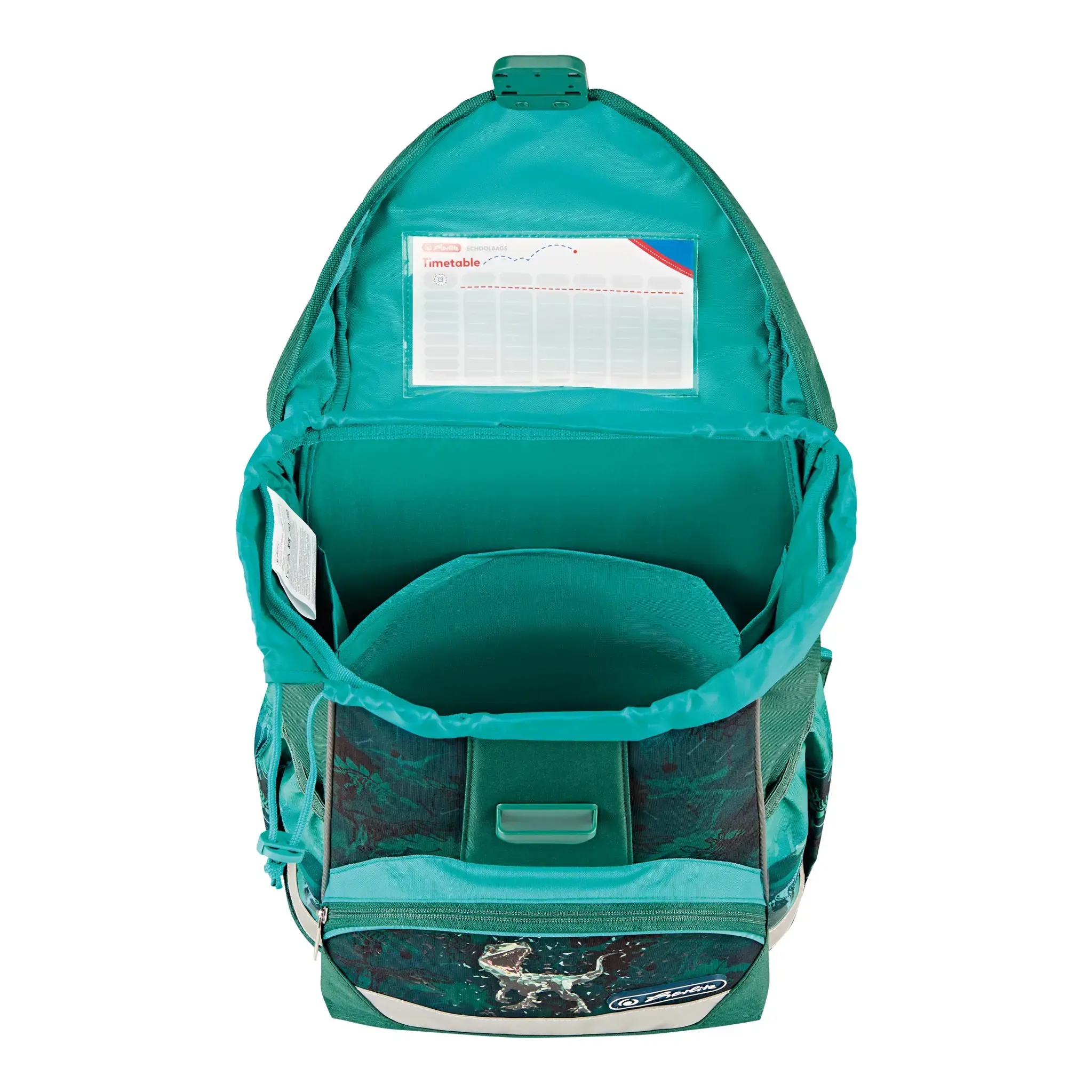 Forminė kuprinė Herlitz UltraLight Green Rex, 36 x 28 x 21 cm