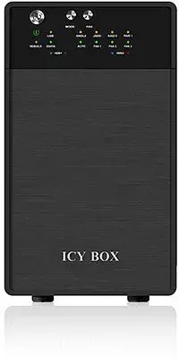 ICYBOX IB-RD3620SU3 IcyBox Išorinė RAID sistema 2x3,5 SATA I/II/III, USB 3.0, eSATA, juoda