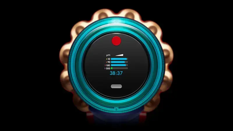 Dyson Gen5 Detect Absolute Belaidis dulkių siurblys, Midnight Blue/Copper