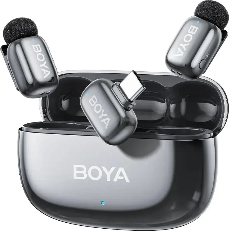 Boya wireless microphone mini 2-02 USB-C, space gray