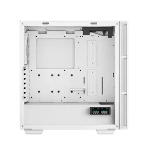 "DeepCool CH560 DIGITAL WH", "Midi Tower", Kompiuteris, Baltas, ATX, EATX, "micro ATX", Mini-ITX, ABS, Plienas, Grūdintas stiklas, Multi