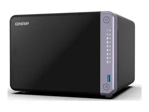 QNAP Cost-effective 6-bay 10GbE NAS | TS-632X-4G | Alpine | AL524 | Processor frequency 2 GHz | 4 G…