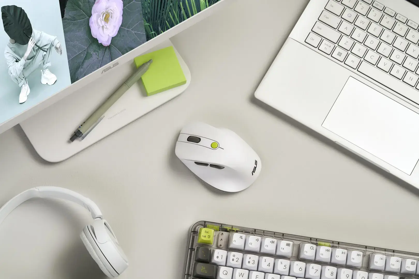 Asus Mouse | MD105 | Wireless | Bluetooth, 2.4GHz | Volt Green