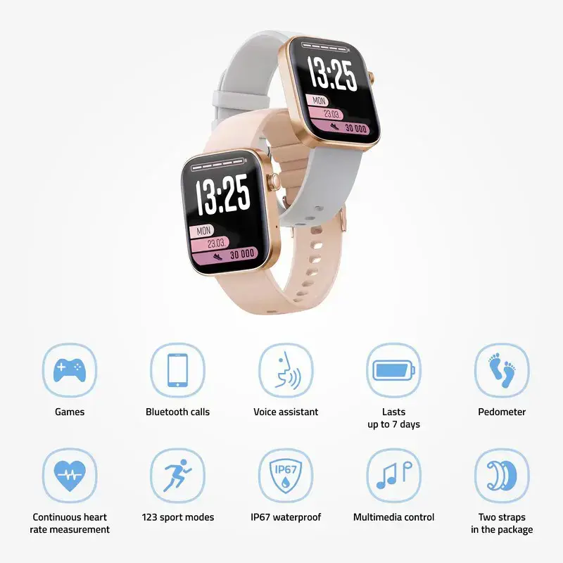 LAMAX BCool2 Plus Rose Gold Smartwatch
