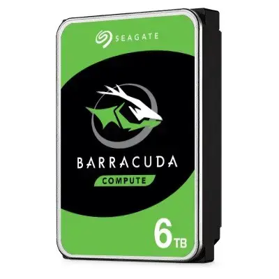 "Seagate Barracuda" 6 TB, 3,5 colių, 6000 GB, 5400 aps/min