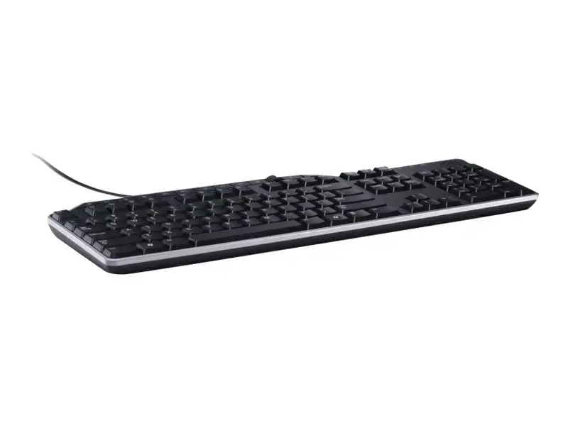 DELL KB522, pilno dydžio (100%), laidinis, USB, membraninis, QWERTY, juodas