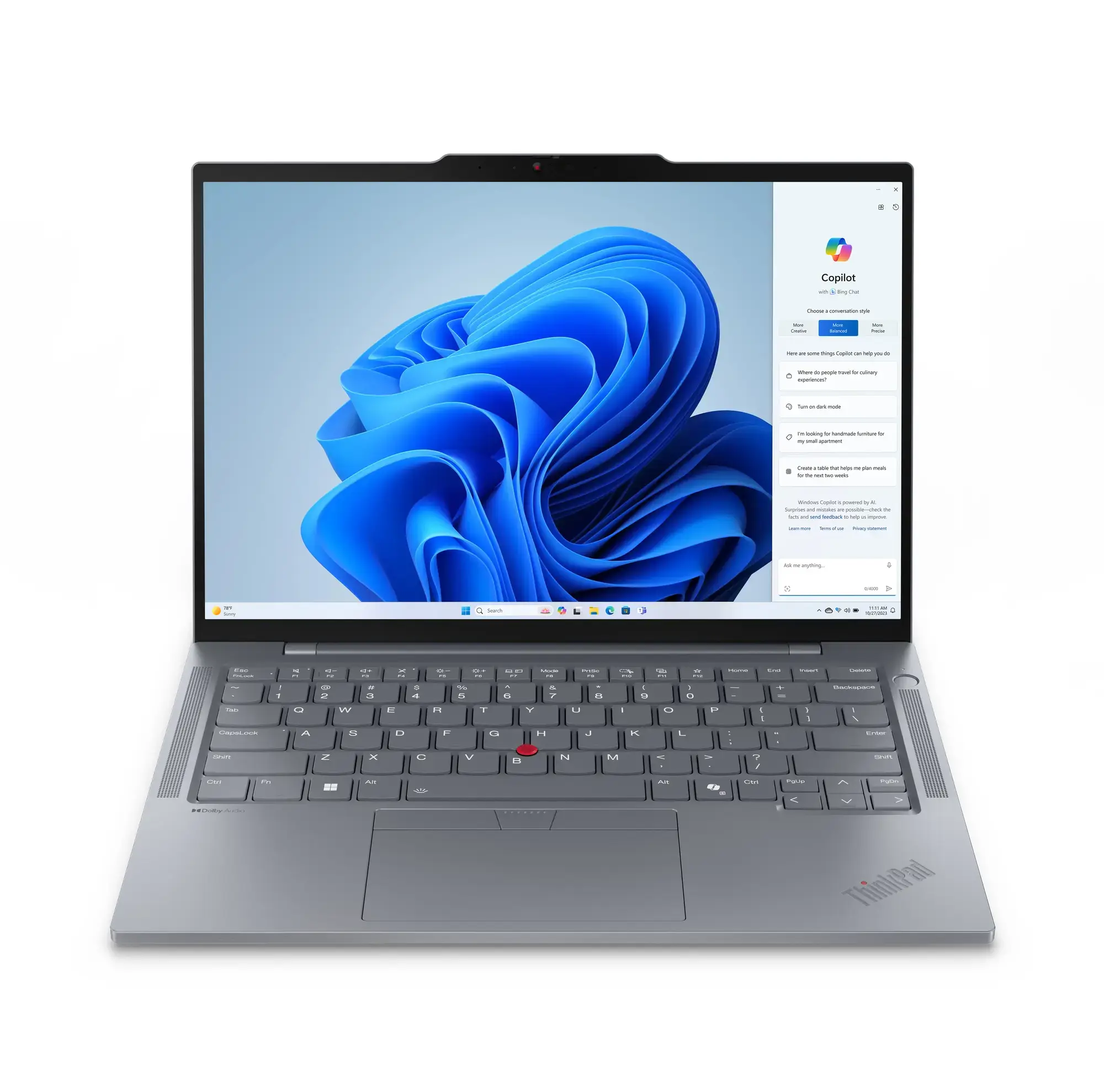 Lenovo ThinkPad T14s Gen 5 Core™ Ultra 5 125U 256GB 16GB 14" WUXGA (1920x1200) IPS WIN11 Pro GREY Backlit Keyboard FP Reader 1 YW