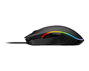 MSI FORGE GM300, Right-hand, Optical, USB Type-A, 7200 DPI, 1 ms, Black