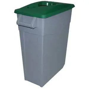 Perdirbimo šiukšlių dėžė "Denox" 65 L žalia