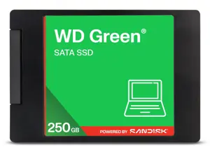 SSD SANDISK Green POWERED BY SANDISK 250 GB Serial ATA III Read speed 545 MB/s 2.5" WDS250G5G0A