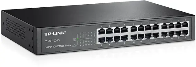 TP-Link TL-SF1024D, Fast Ethernet (10/100), Rack mounting