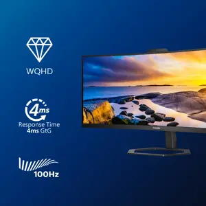 Monitorius PHILIPS 34E1C5600HE/00 34inch 3440x1440 VA Curved H/A 130 MM ULTRAWIDE USB-C DISPLAY