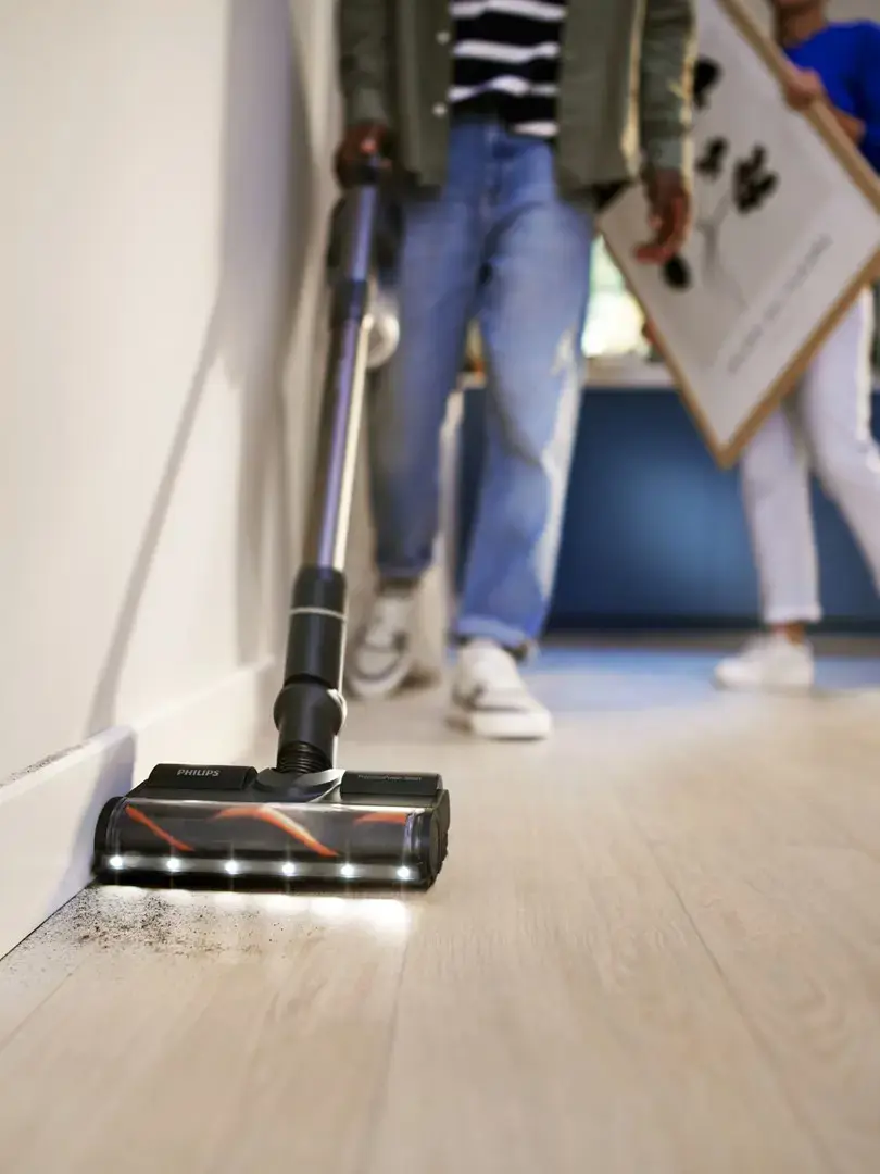 Philips 8000 series XC8055/01, Stick vacuum, Bagless, Aqua colour, Black, 0.6 L, Rectangular, Dry&wet