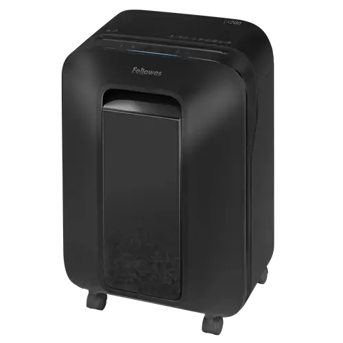 "Fellowes Powershred LX200", 4 x 12 mm, 22 l, jutiklinis, 4 ratukai, 2000 mm/min, 12 lapų
