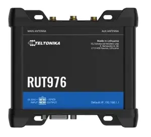 TELTONIKA IOT ROUTER RUT976 5G REDCAP SERIAL
