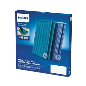 "Philips" mikropluošto trinkelės įkraunamas šluostės priedas, universalus, šluostės trinkelė, mėlyna, žalia, "Philips", FC6404, FC6405, FC6407-FC6409, FC6728 (/ 01), FC6728 (/ 01), FC6729, FC6901-FC6904, FC6908, XC8147, XC8149, 4 vnt.