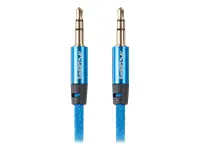 LANBERG CA-MJMJ-10CU-0020-BL "Lanberg Premium" garso kabelis "Mini jack" 3,5 mm 3 kontaktų, 2 m, mė…