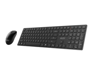 MSI | FORGE K210 | Keyboard and Mouse Set | Wireless | Mouse included | US | Scissor | Black