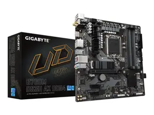 Gigabyte B760M DS3H AX DDR4, "Intel", LGA 1700, "Intel® Celeron®", "Intel® Core™ i3", "Intel® Core™ i5", "Intel® Core™ i7", "Intel® Core™ i9",..., LGA 1700, DDR4-SDRAM, 128 GB