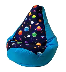"Sako" krepšys "Pouffe pear print blue" planetos L 105 x 80 cm