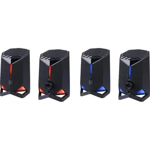 Speakers Defender Rocket 2.0 6w LED USB, black